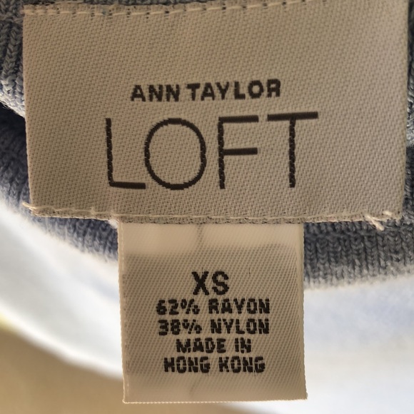 Loft light blue tank sweater - Picture 2 of 4